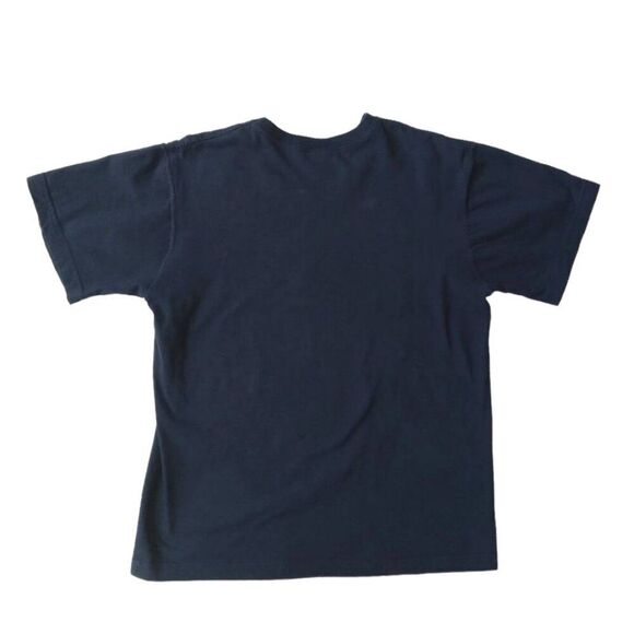 Cherokee Vintage Blue V-Neck Fabric Gel Painted Horse Design Tee Women's Medium - Picture 3 of 12